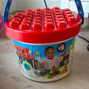 First Builders Big Building Bag - Red and Blue